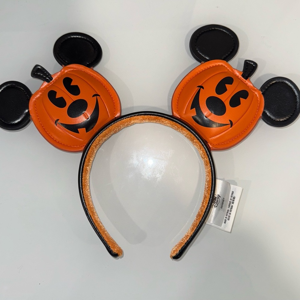 Pumpkin Mouse Ears Headband